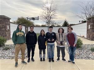 MMT students flying drones